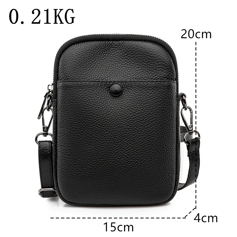 100% Genuine Leather Women\'s Purse Bag Handbag Luxury Cow Leather Women Shoulder Crossbody Bag Fashion Female Messenger Bag