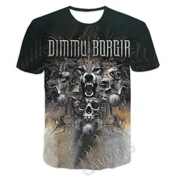 CAVVING 3D Printed  DIMMU BORGIR  Casual T-shirts  Hip Hop TShirts Harajuku Styles Tops Clothing for Men/women   T01