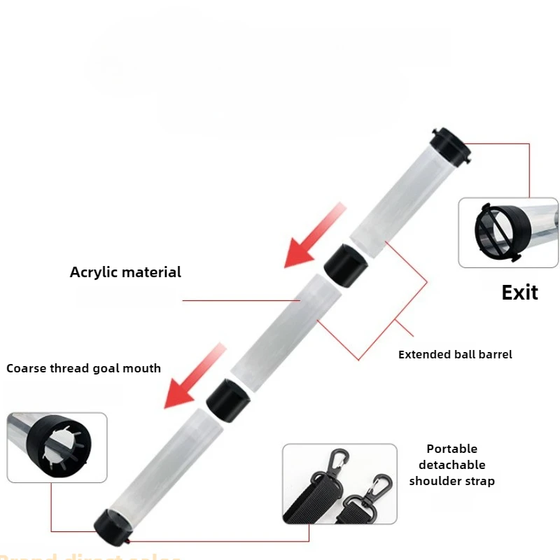 Splicing Tennis Pick Up Bucket Large Capacity Tennis Picking Basket Lightweight Ball Picking Device Portable Sports Accessory