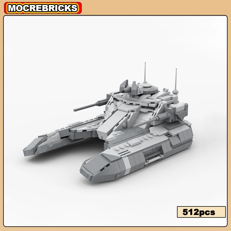 

MOC-133927 Space Movie Tank Model Building Block Assembly Military Transport Vehicle Collection Series Brick Toys Children Gift