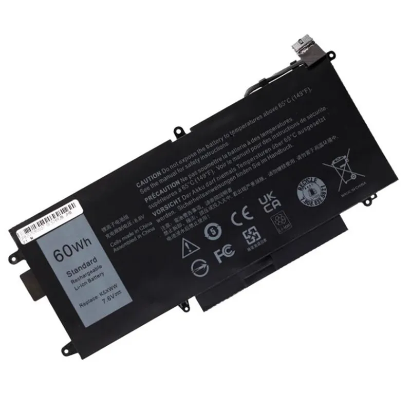 K5XWW Laptop Battery for DELL Latitude 5289 7389 7390 2-in-1 Series Notebook 71TG4 725KY N18GG 7.6V 60WH