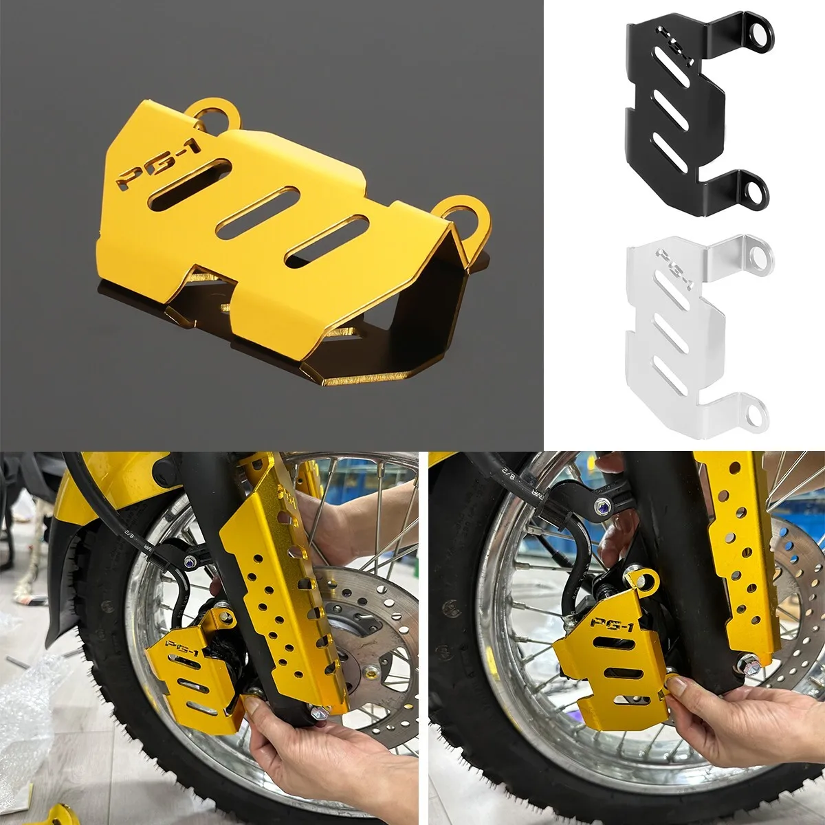 

CNC Front Brake Caliper Guard Cover Protector For YAMAHA PG- PG-1 2023 2024 2025 CNC Front Brake Caliper Guard Cover Protector