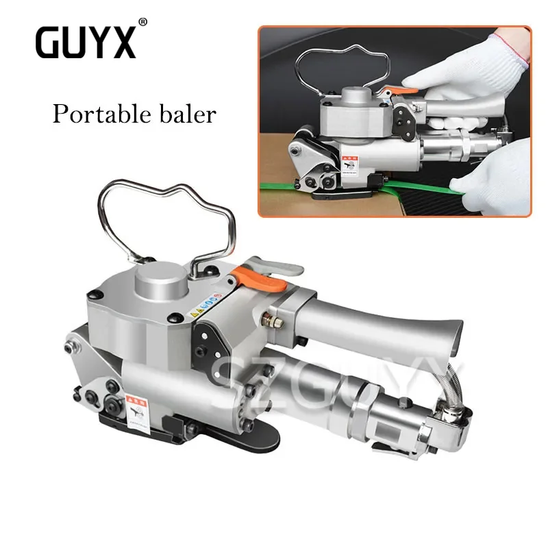 Baler Portable Pneumatic PET Strapping Wrapping Machine Banding Tool Packing Machine 13-19mm 19-25mm PP Plastic Strap