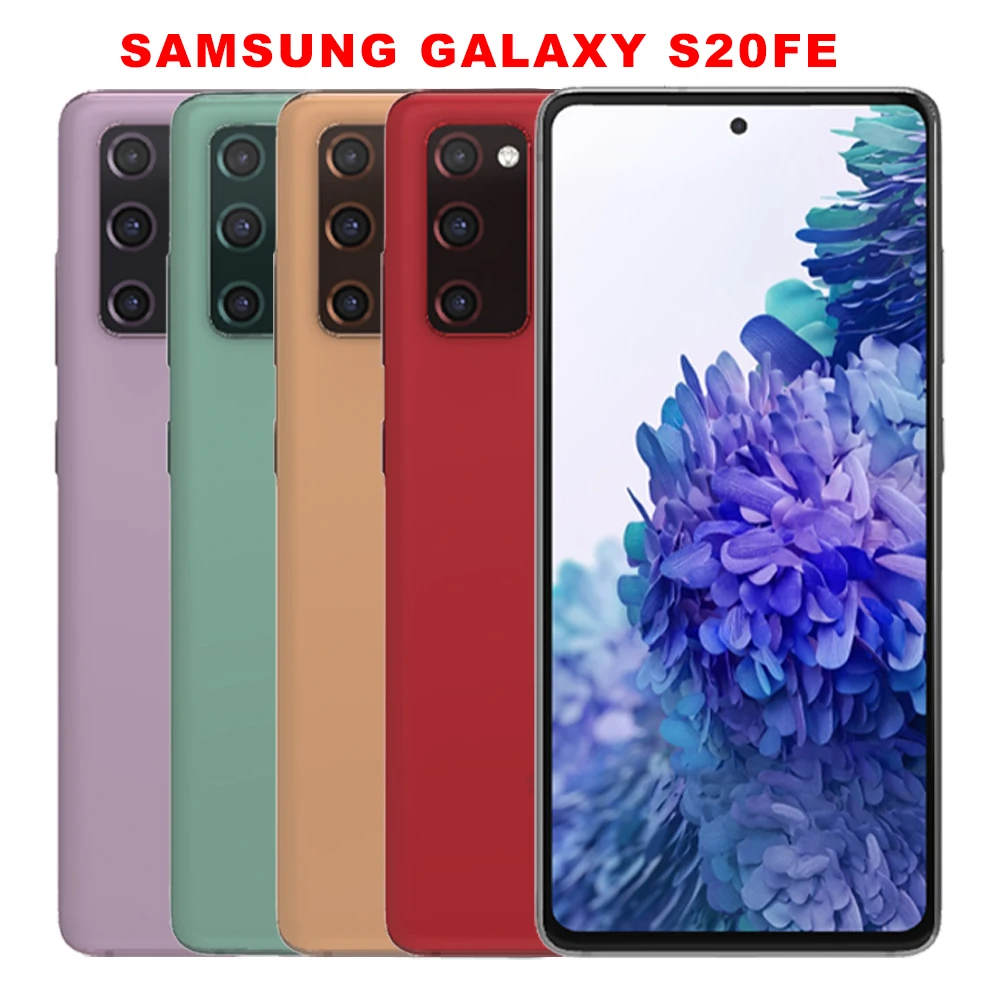 هاتف سامسونج جالاكسي S20FE G781U1 5G الأصلي 6.5 بوصة 6 جيجابايت رام 128 جيجابايت روم 12 ميجابكسل + 8 ميجابكسل + 32 ميجابكسل سنابدراجون 865 ثماني النواة الهاتف المحمول