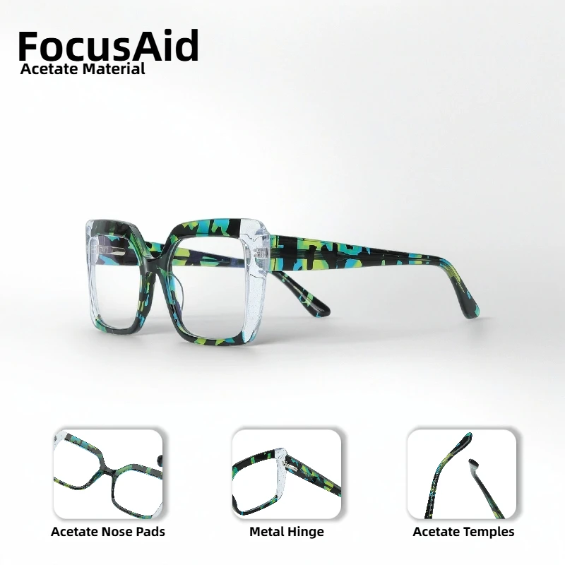 

Винтажные женские оптические очки «кошачий глаз», высококачественная ацетатная оправа ручной работы, роскошные очки, модный модный стиль, прозрачные линзы