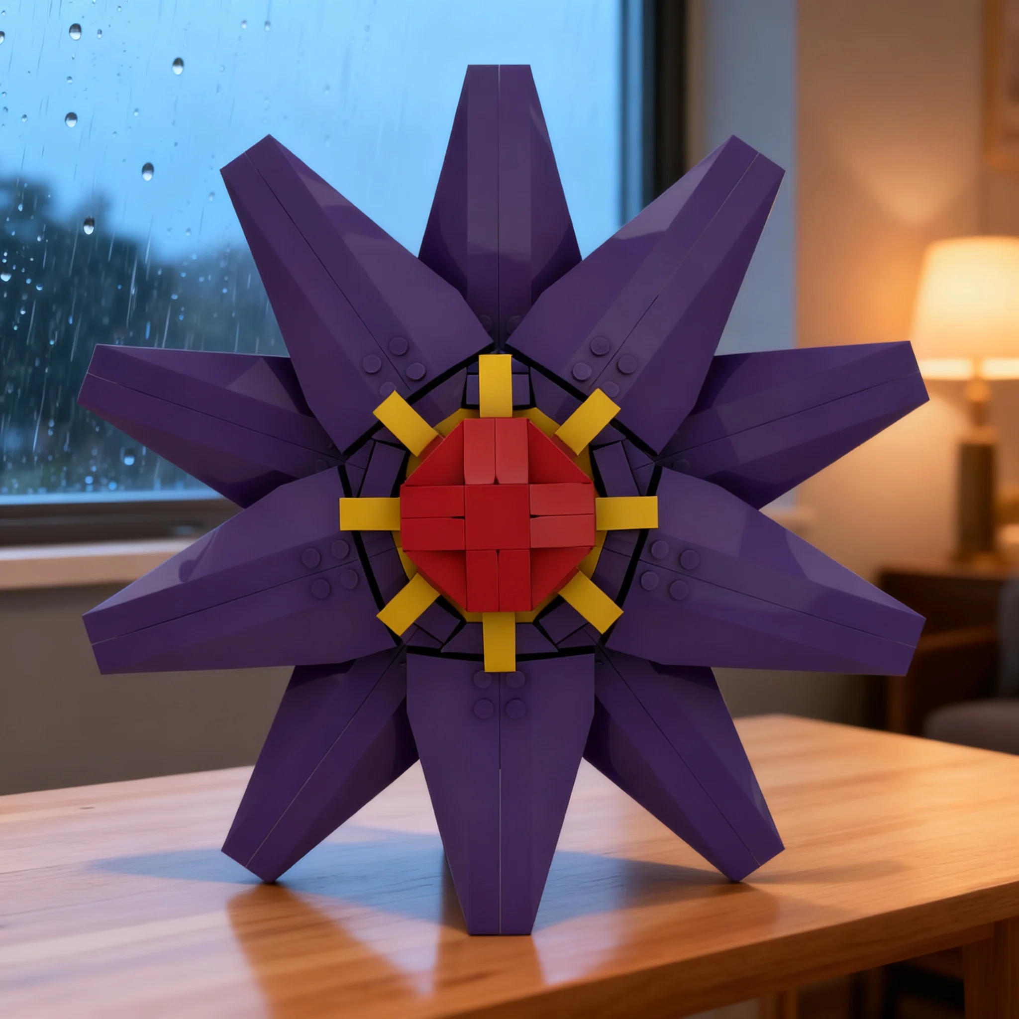 321pcs MOC Pet Anime #121 Starmie Model Building Blocks Toys Birthday DIY Display Creative Art Collection Brick Craft Assemble