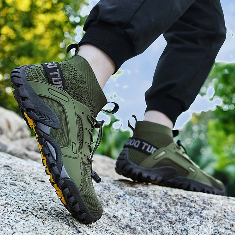 Men's Water Shoes, Non-Slip Quick-Dry Aqua Shoes For Hiking, Swimming & Casual_voghion.com