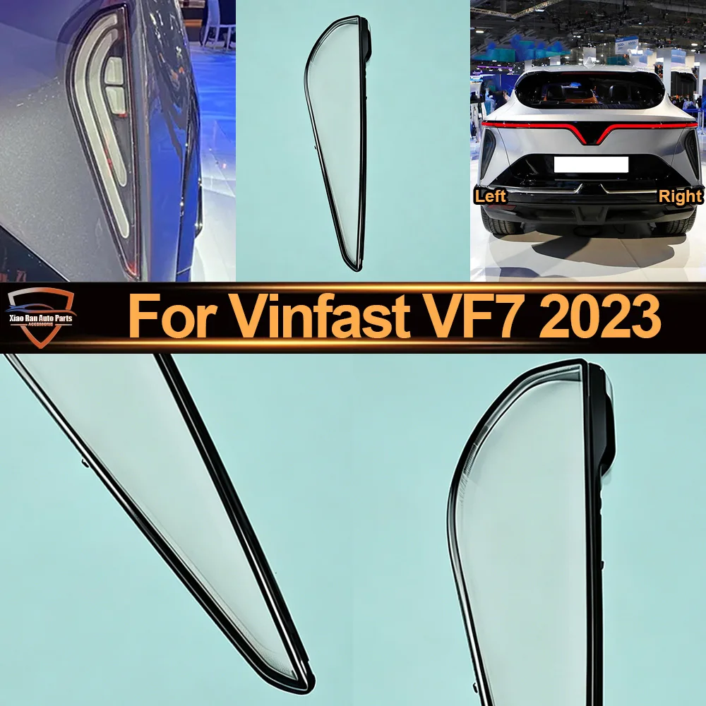 Car Accessories Rear Taillight Shell Tail Lamp Cover For Vinfast VF7 2023 Brake Lights Mask Replace The Original Lampshade