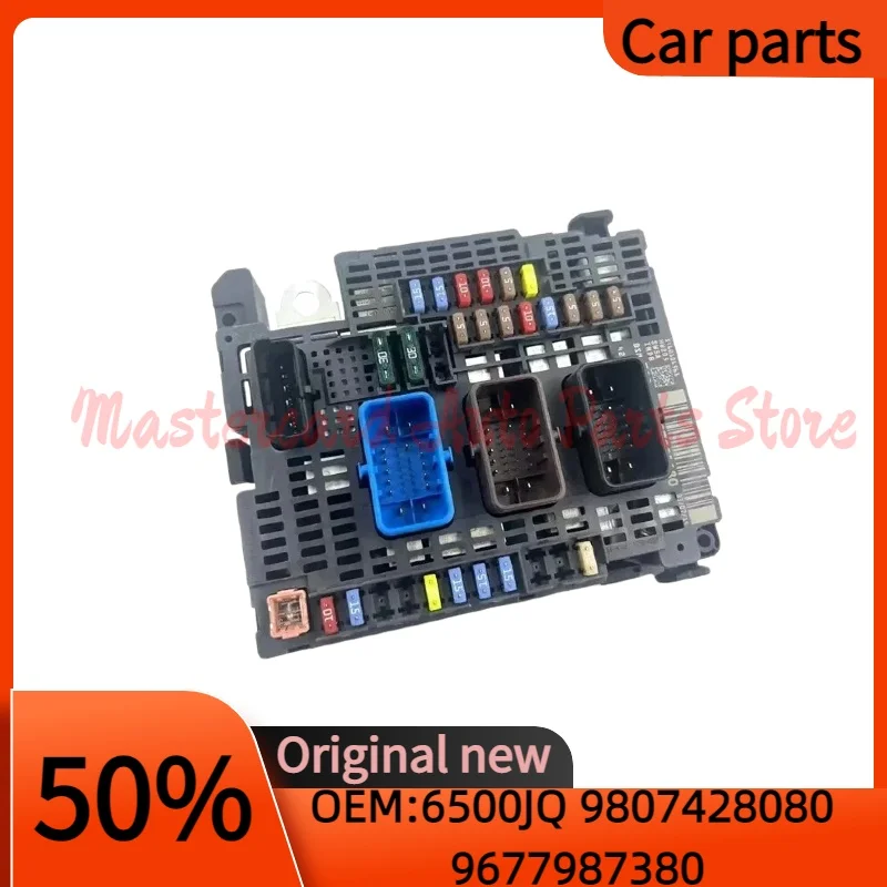 6500JQ 9807428080 9677987380 Módulo de Caja de Fusibles Original BSM AB2 BSM-Z26 para Peugeot 2008 301 307 para Citroën C4 C4L DS4 DS5