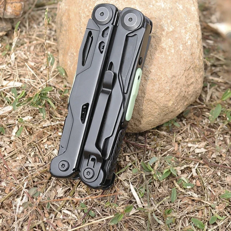 BHBT Multifunctional Combination  Folding Knife Pliers Multi Tools EDC Multitools Outdoor Camping Survival Tools With Clip