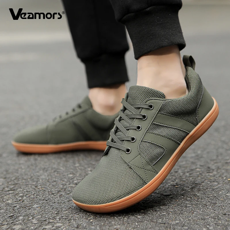 Minimalist Barefoot Shoes Unisex Light Breathable Wide Toe Sneakers Non-slip Men's Running Shoes Outdoor Casual Walking Shoes