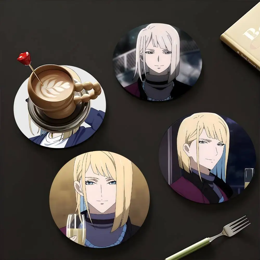 1pc Hyde Jayer Visual Prison Wooden Coaster Colour Printing Cup Mat Home Desk Decoration Gifts