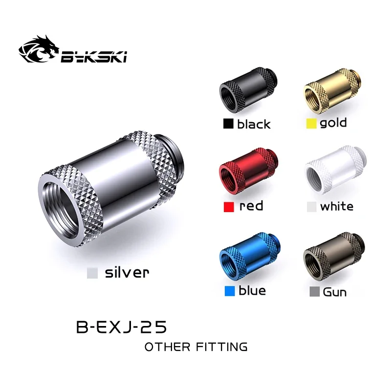 

Bykski B-EXJ-25,25mm Male To Female Extender Fittings, Boutique Diamond Pattern,Multiple Color G1/4 Male To Female Fittings