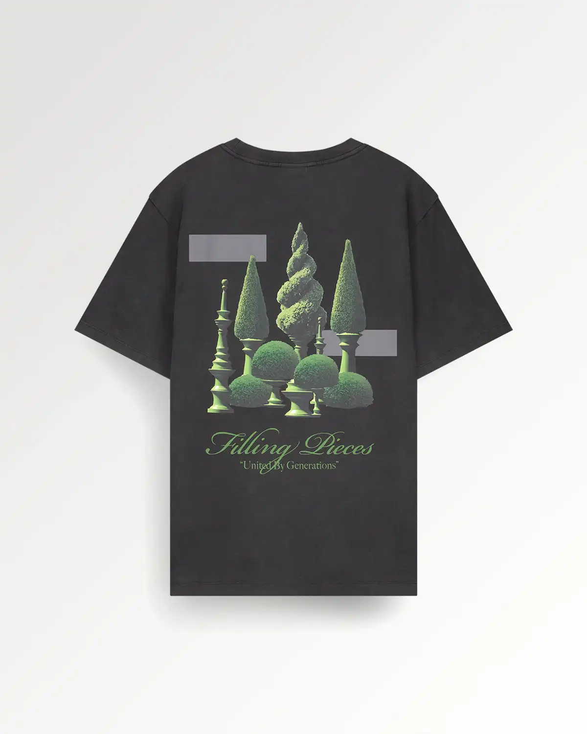 

Футболки с антикварным белым периферийным узором Topiary. Летние мужские и женские футболки из чистого хлопка класса люкс с короткими рукавами