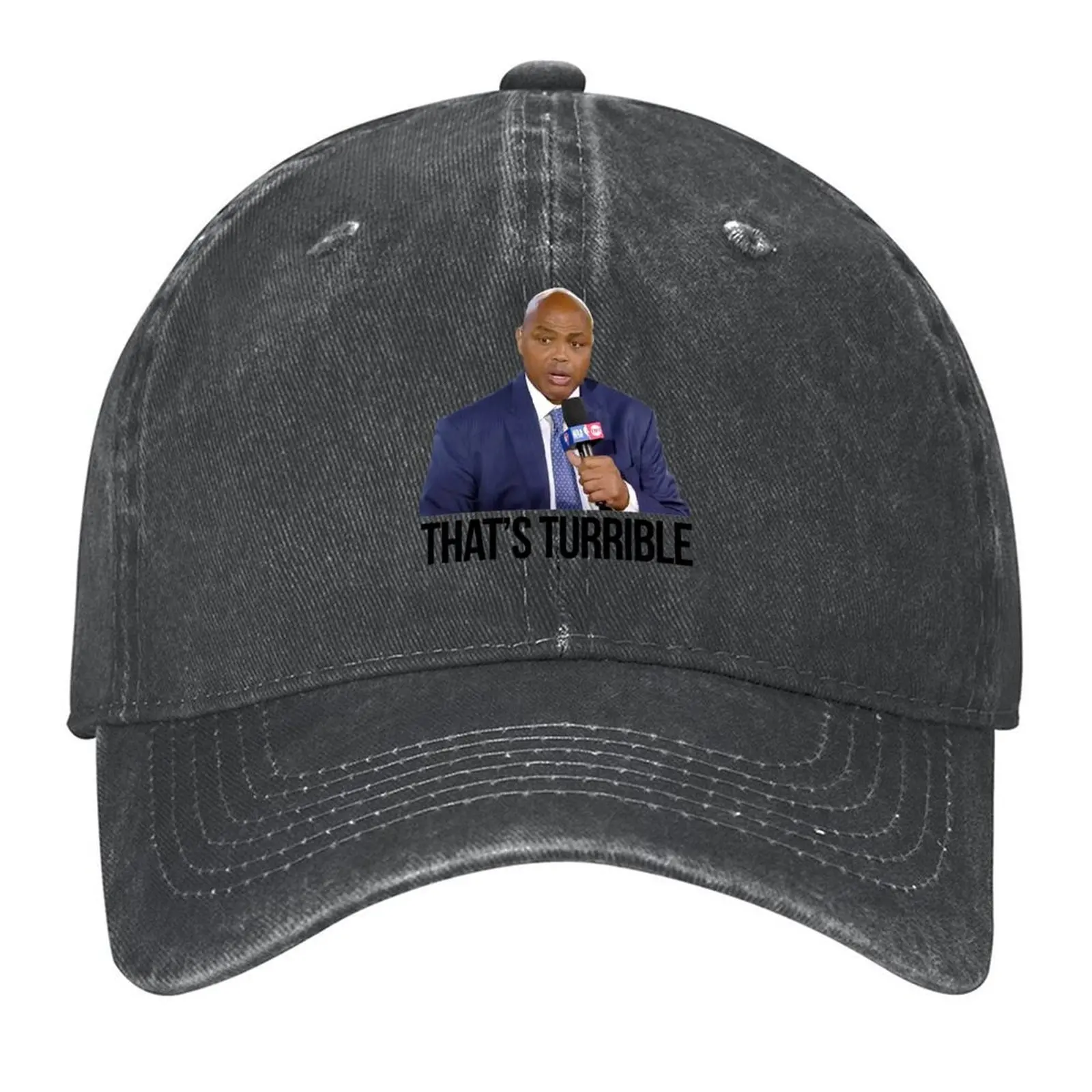 

Charles Barkley - That's Turrible Meme Baseball Cap Gentleman Hat Beach Bag Kids Hat beach hat Men Golf Wear Women's