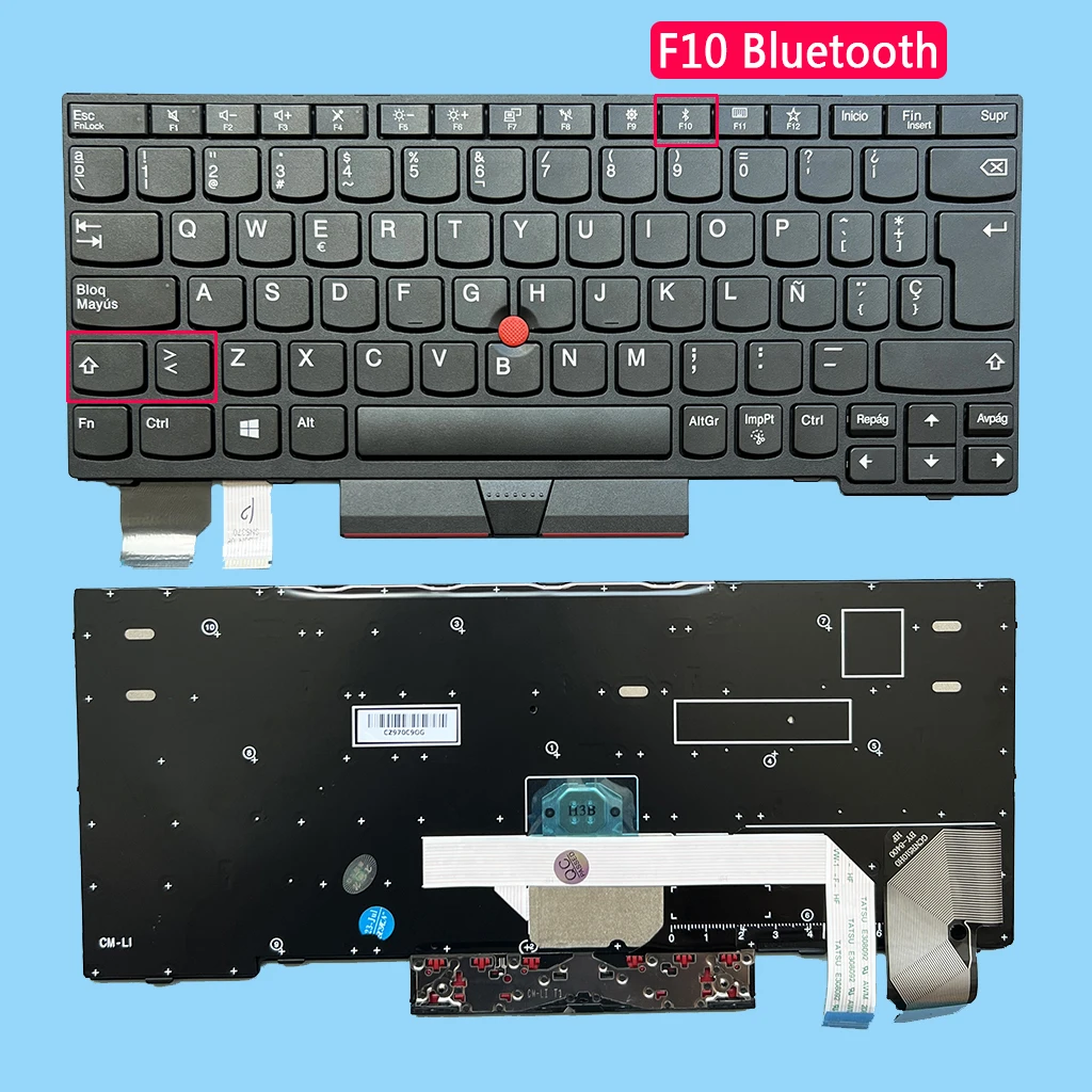 X280 Spanish Keyboard for Lenovo Thinkpad X280 A285 X390 X395 X13 L13 Yoga Gen 1 Gen 2 Laptop 01YP000 SN20P33430 01D00JR