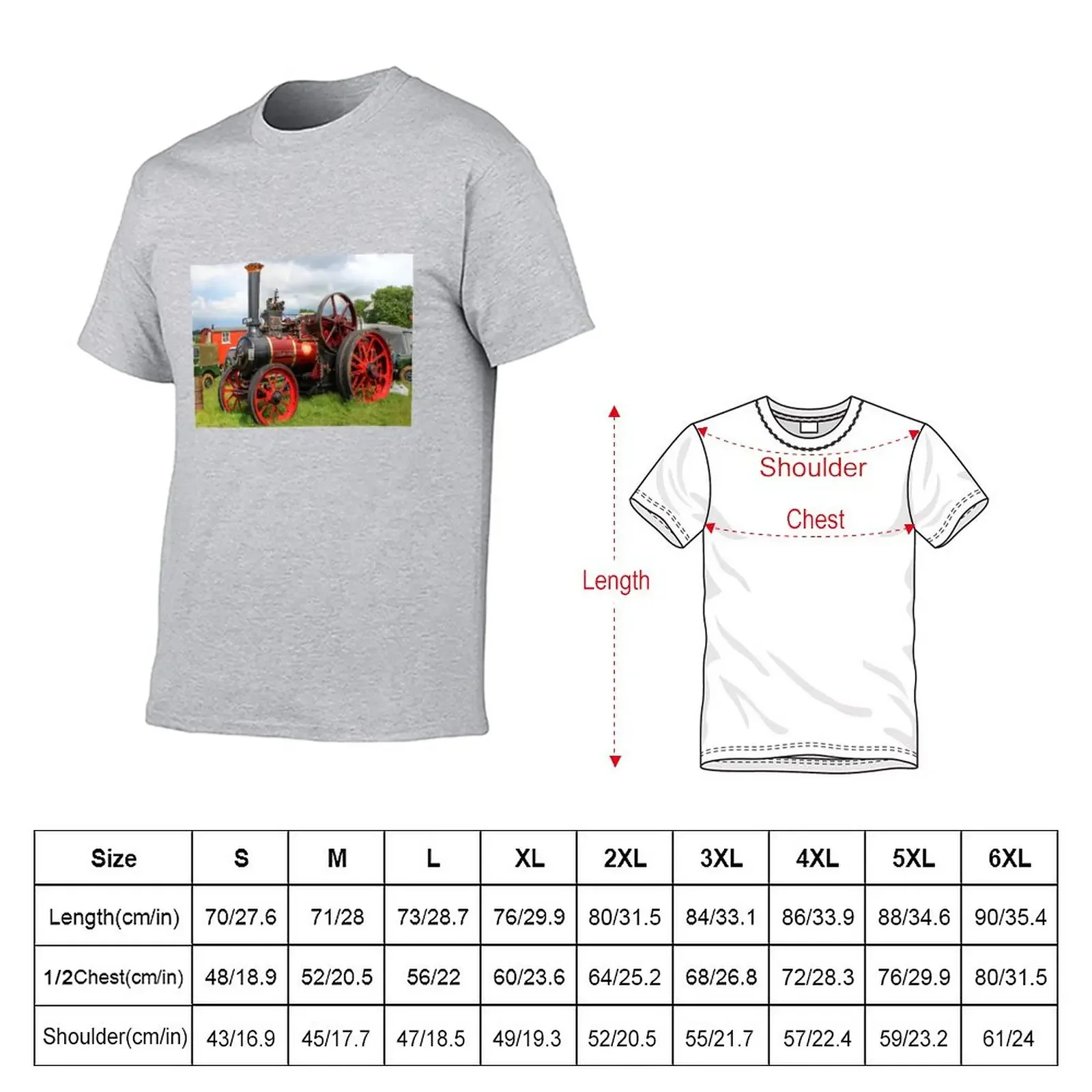 Evedon Lad Traction Engine T-Shirt sublime kawaii clothes customs t shirt men