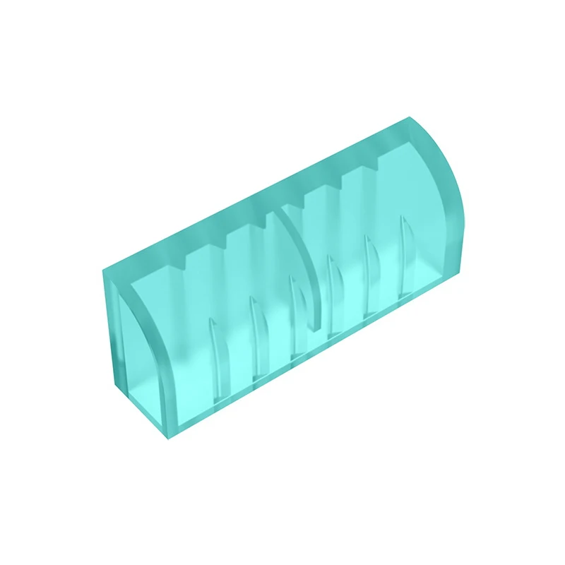 MOC PARTS GDS-863 Slope, Curved 1 x 4x1 1/3 compatible with lego 10314 6191 children\'s toys Assembles Building Blocks Technical