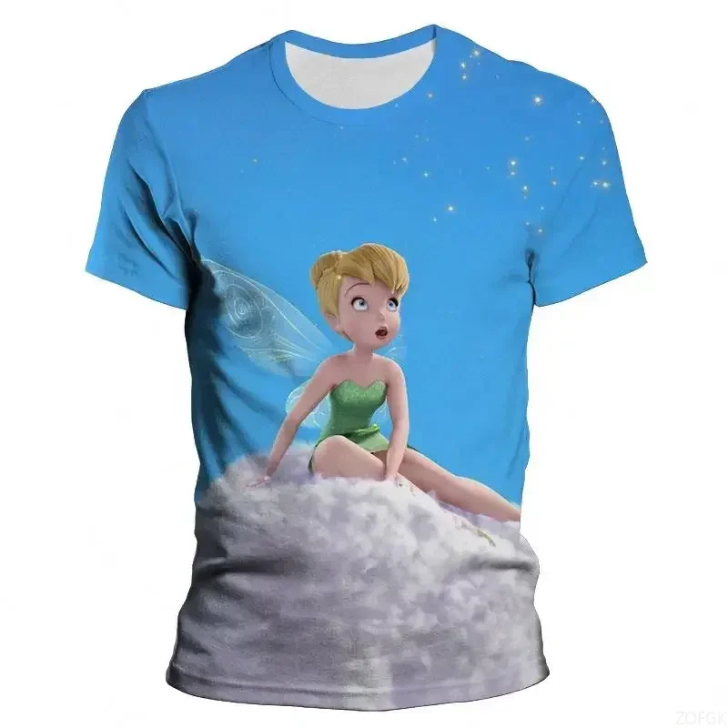 

Summer Cartoon Forest Elf 3D Printed T-shirt Fashionable Summer Casual Loose Half Sleeve T-shirt