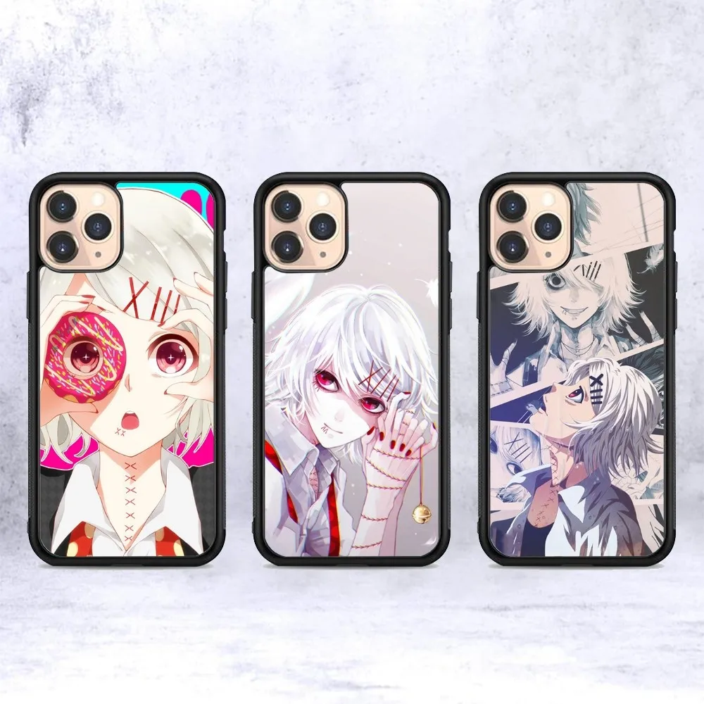 

Juzo Suzuya Tokyo Ghouls Phone Case Silicone PC+TPU For For IPhone 11 12 13 14 15 16 Plus Pro Max Cover