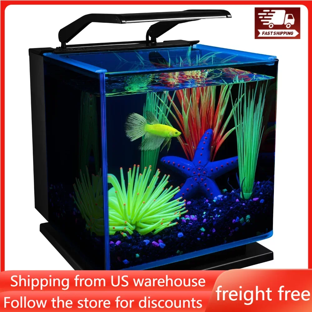 

Aquarium Decoration Aquarium Kit 3 Gallons Includes LED Lighting and Filter Free Shipping Fish Tanks and Aquariums Accessories