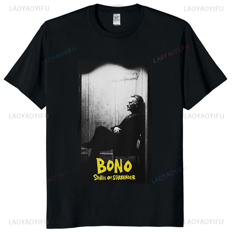 U2 Bono Documentary Stories of Surrender Graphic Tee Unisex Vintage Inspired Rock Band Music Film T-Shirt