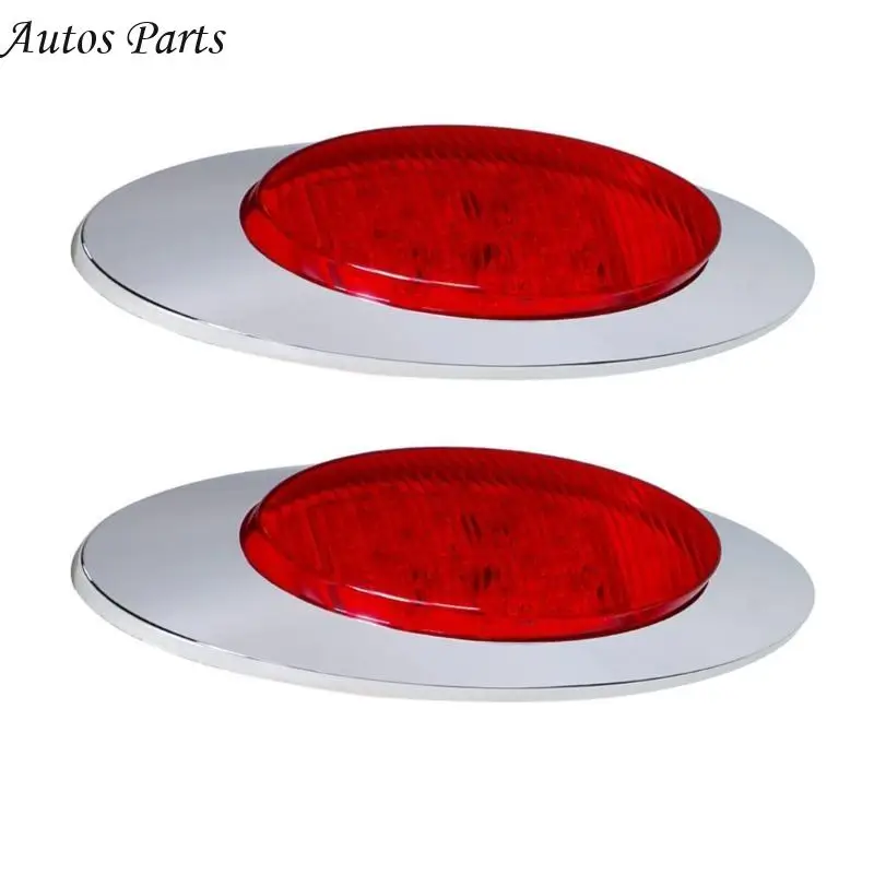 57BA كفاءة 16LED أضواء خلفية مصباح تحديد جانبي مناسب للمركبات التجارية والقوارب مع انخفاض استهلاك الطاقة 2 قطعة #4