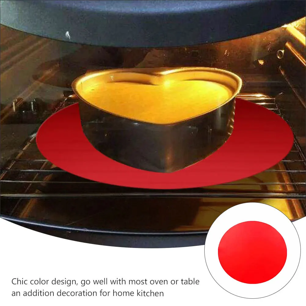 

Silicone Heat Resistant Microwave Oven Mat Non Stick Dish Protector for Table Pot Cushion Pad Kitchen Accessory