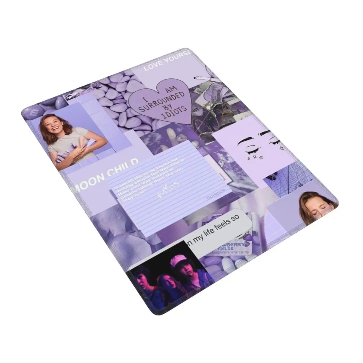 

Коврик для мыши Florence By Mills Millie Bobby Brown, коврик для геймеров, для ПК и ноутбуков, коврик для клавиатуры, компьютерный игровой коврик для стола, 7x9 дюймов, 22x18 см