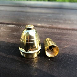 100 sztuk wysokiej jakości P80 powietrza CNC dysza plazmowa dysza dysza dysza złota P90 Era wytrzymała dysza palnik plazmowy LGK-100