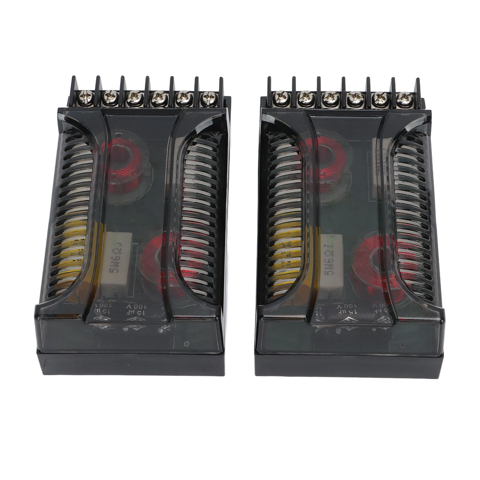 2 Way Car Audio Crossover Overcurrent   Heat Dissipation Speaker Frequency Divider Audio Crossover