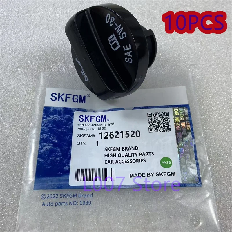 

10PCS 12621520 Engine Oil Cap Oil Filler Cover Base For Buick New Regal Lacrosse Chevrolet Malibu Captiva Figzero Auto Parts