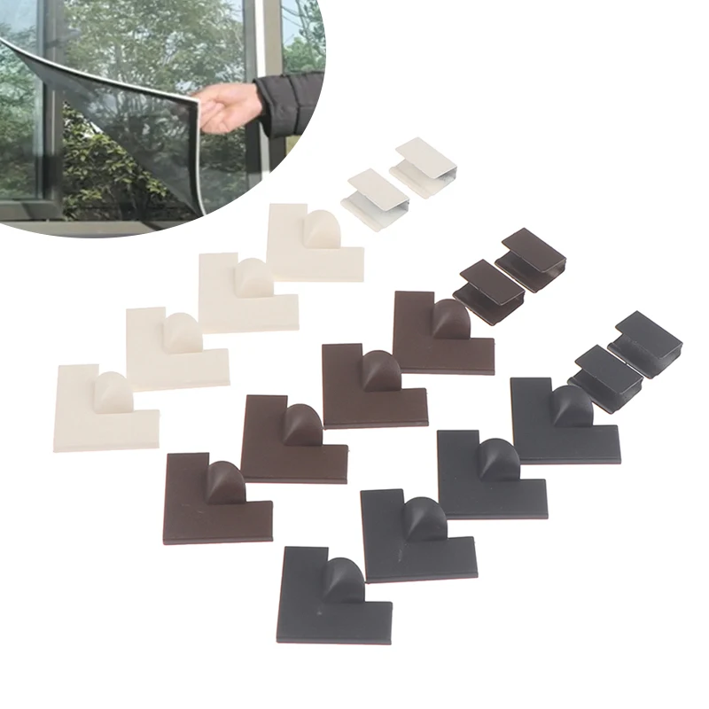 1set Custom Made DIY Magnetic Window Screen Accessories Plastic Window Screen Corners Window Screen Accessories