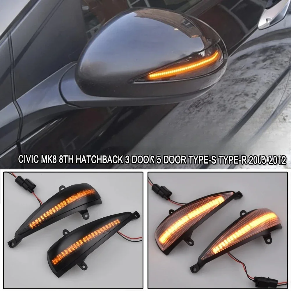 

Указатель поворота, индикатор бокового зеркала, лампа для Honda Civic 8th MK8 Hatchback 3D 5D 2006 2012 FN2 FN FK