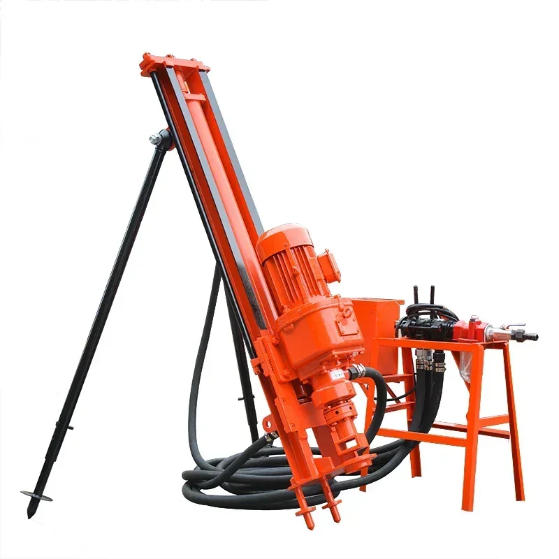 20m portable small electric motor borehole drilling rig mini drilling rig portable