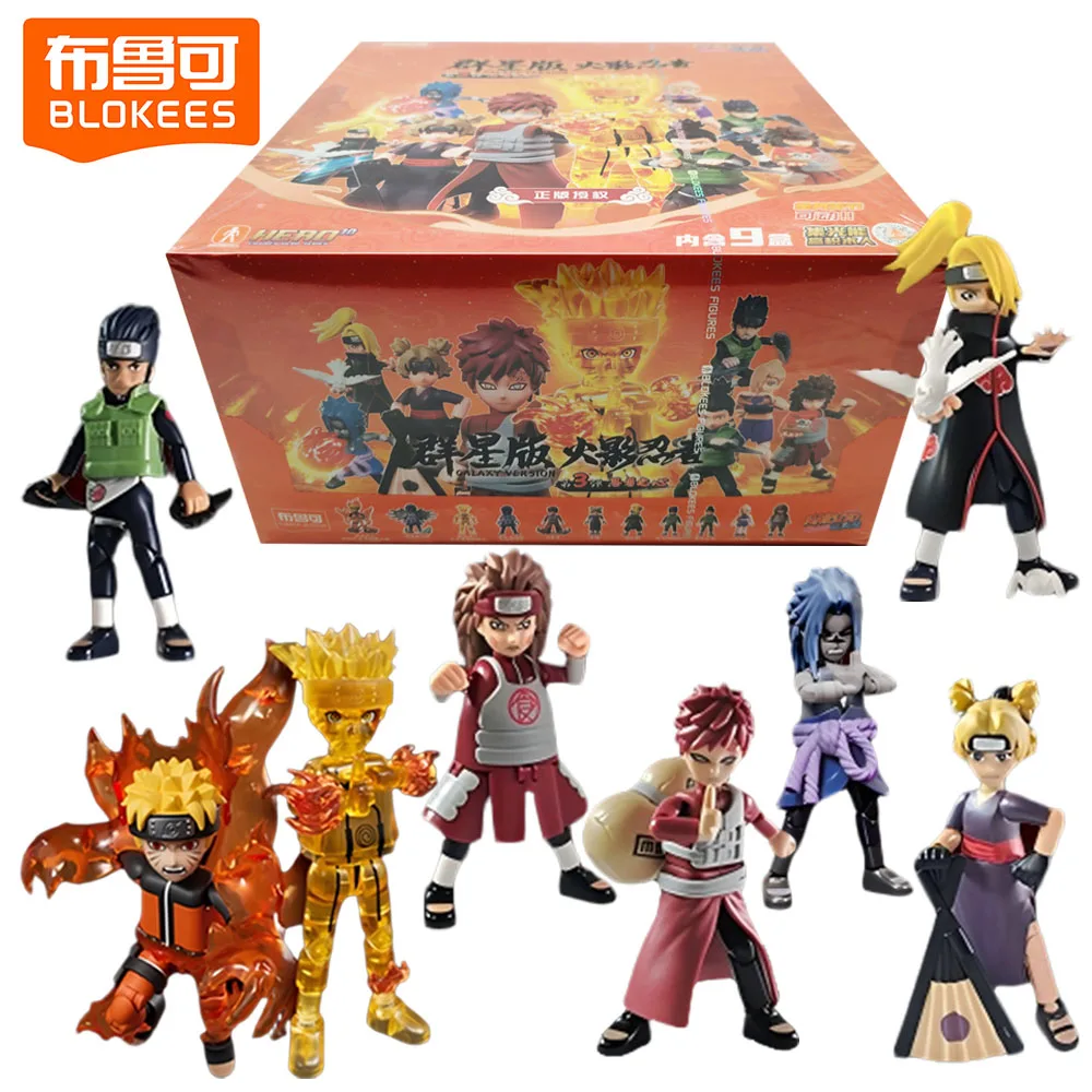 

Оригинальные Blokees Naruto Galaxy версия слепая коробка Учиха Саске Хатаке Какаши персонажи аниме сборные игрушки детские подарки
