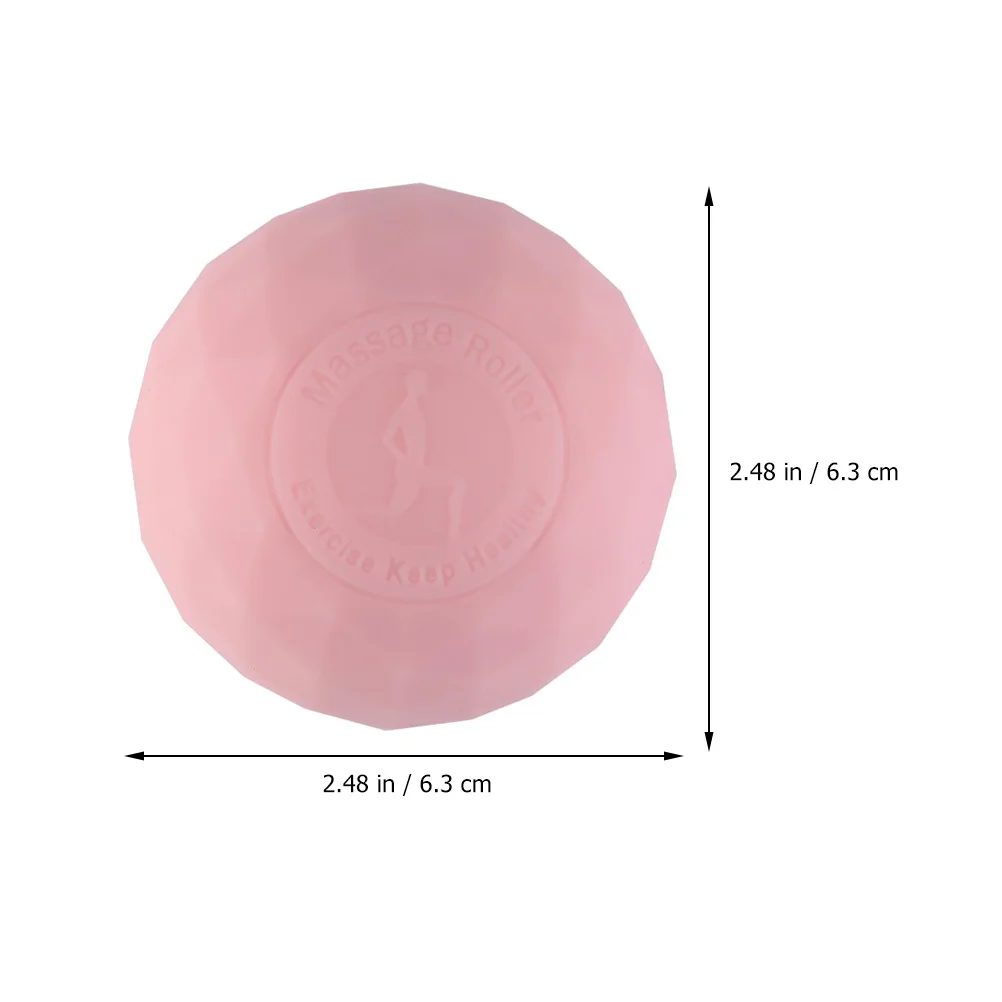 1 قطعة تدليك كرة يوجا سيليكون المضادة للانفجار مطاطا بيلاتيس الكرة ل العضلات الأسطوانة الزناد نقطة لتخفيف الآلام اللياقة البدنية ممارسة