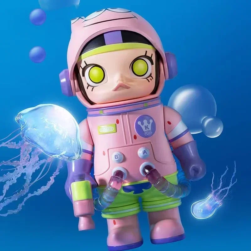 

POP MART MEGA SPACE MOLLY 100% SERIES 02-B Blind Box Toys Doll Cute Action Figure Desktop Ornaments Girls Gift Collection