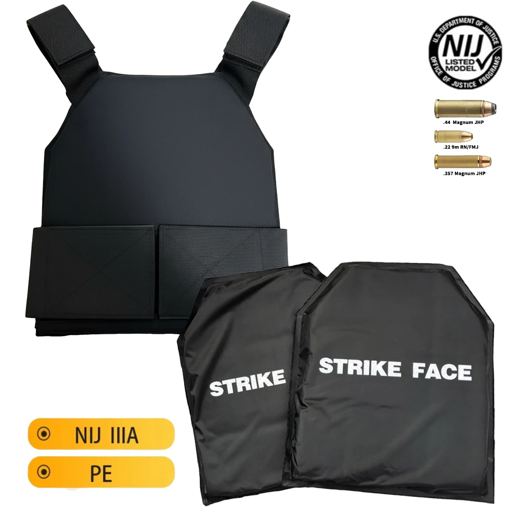 سترة تكتيكية مضادة للرصاص، سترة واقية من مستوى NIJ IIIA، مع قلب مادة PE، مناسبة للتدريب والأغراض الأمنية. #5