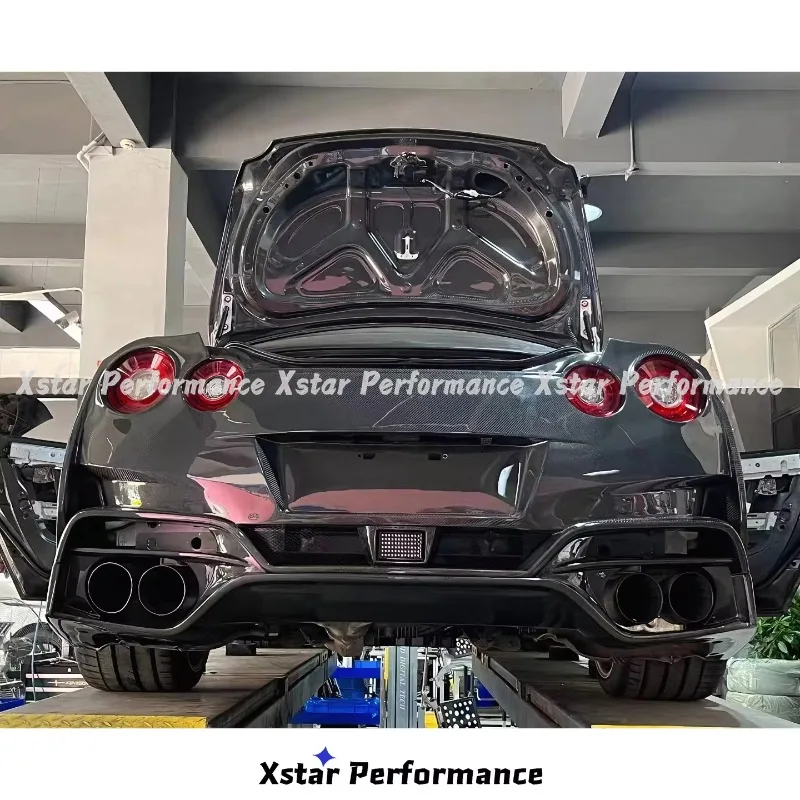 Vari Vrs 2019 Ver Magnum Opus Style Full Carbon Fiber Rear Bumper For Nissan Gtr R35 Bodykit