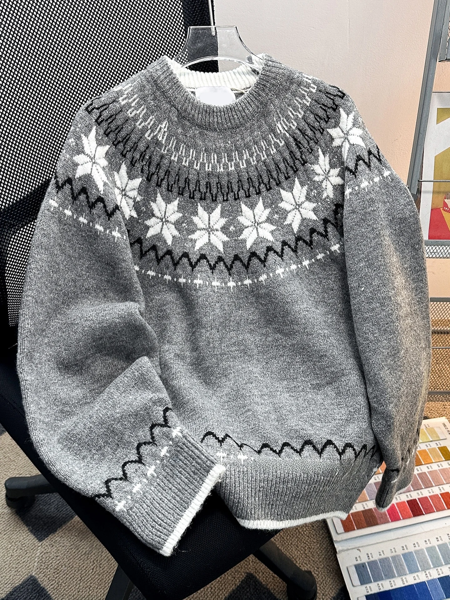 

Warm Retro f-High Collar Men's Knitwear Autumn Winter Sports Sle Trendy Japanese American Student Sweater Comfortable Lo...