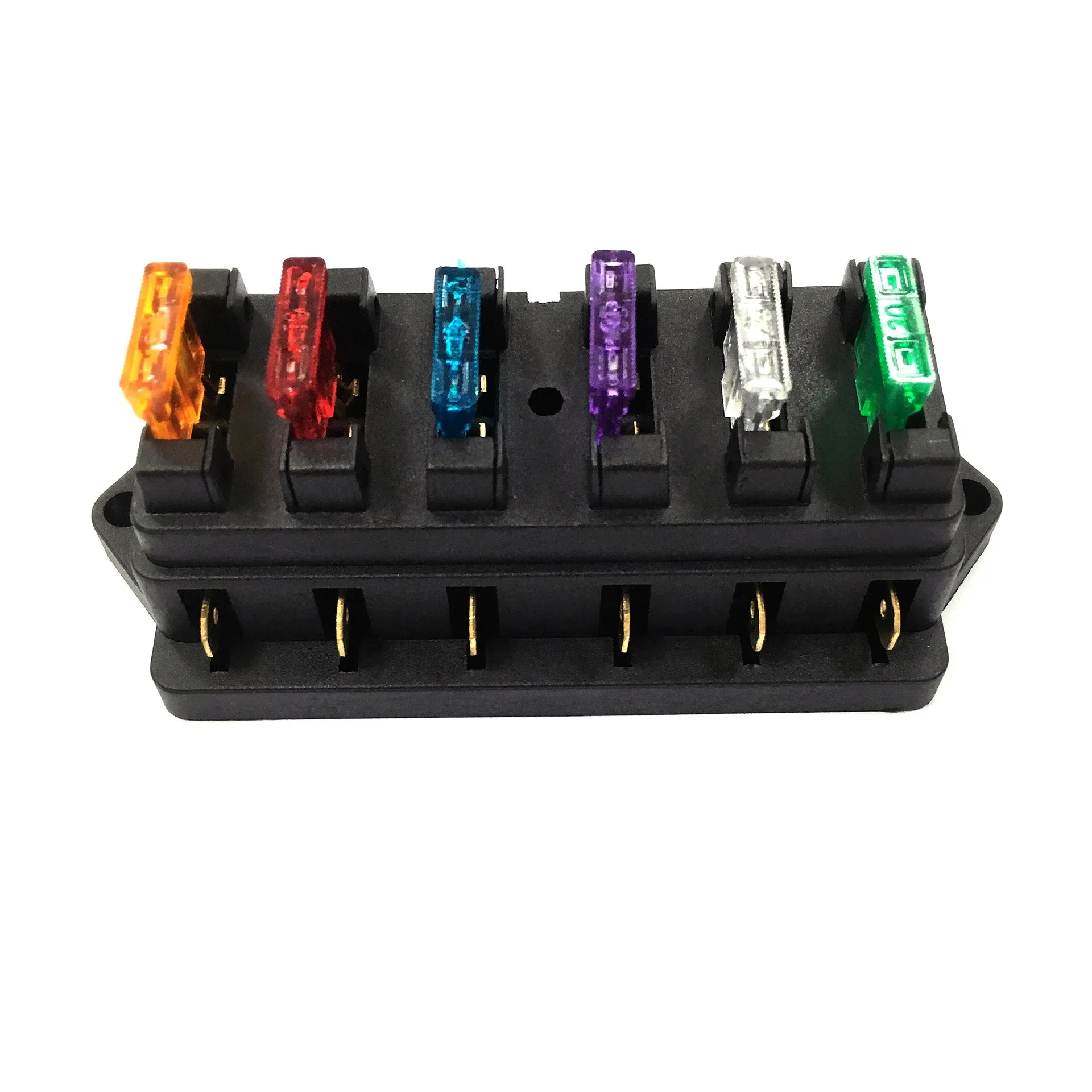 

Row 6 Fuse Holder Low Voltage Fuse Holder Automotive DC Fuse Box