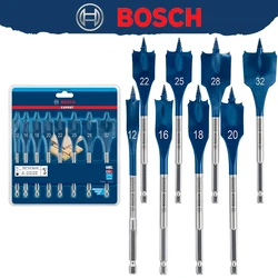 BOSCH 2608902111 Expert SelfCut Speed Spade Drill Bit Set 12-32mm 8-Piece Woodworking Drilling Impact Drill Accessory