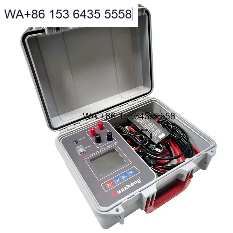 Wmwmnu Portable DC Resistance Tester for Transformer Winding Measurement Equipment with Digital Display Unit Work