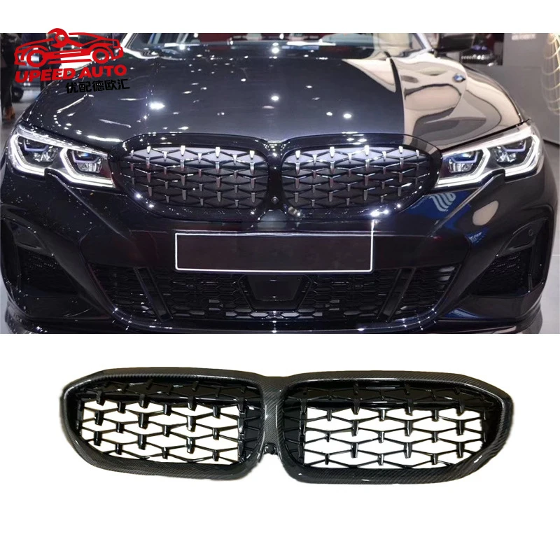 

Suitable for BMW 3 Series G20 G28 early-stage upgrade to the starry sky style carbon fiber grille body kit