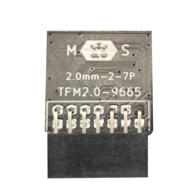 FULL-3X LPC TPM 2.0 Encryption Security Module Remote Card 14Pin TPM2.0 Module Board For MSI Windows 11