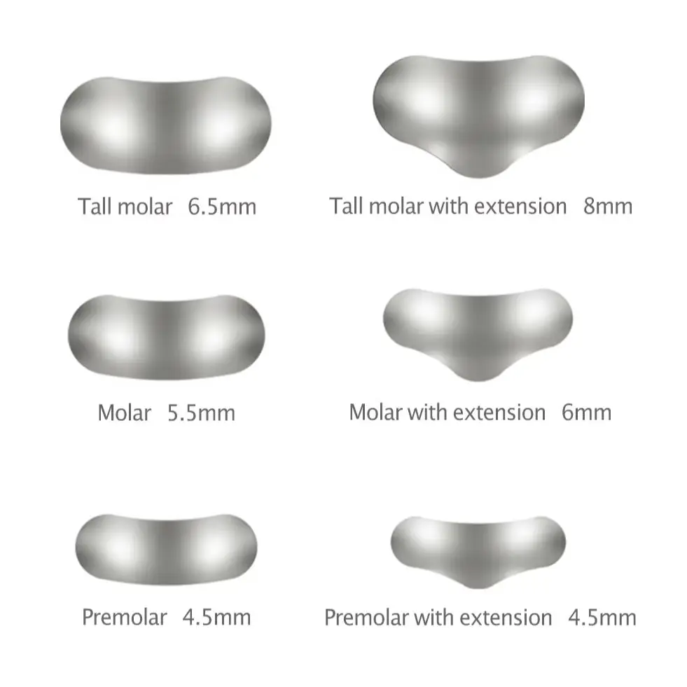Dentpark/50 pezzi Fasce per matrici dentali M10 2.0 Matrici sagomate sezionali Spessore: 0,038 mm Strumenti per materiali odontoiatrici