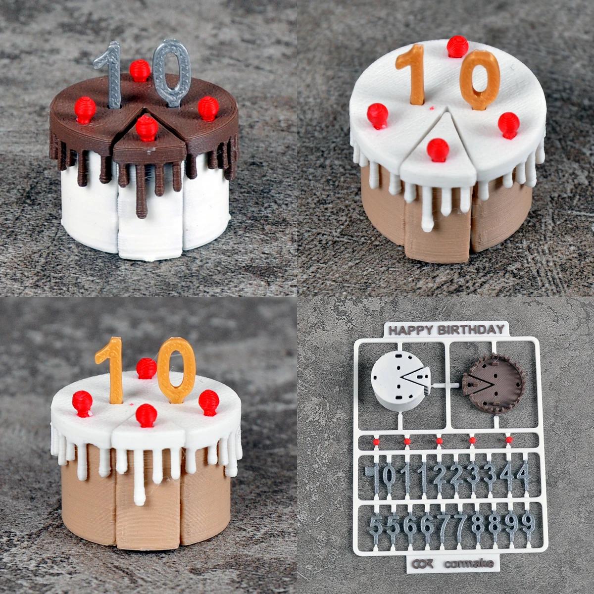 

Набор для сборки статичной пластиковой модели: торт на день рождения