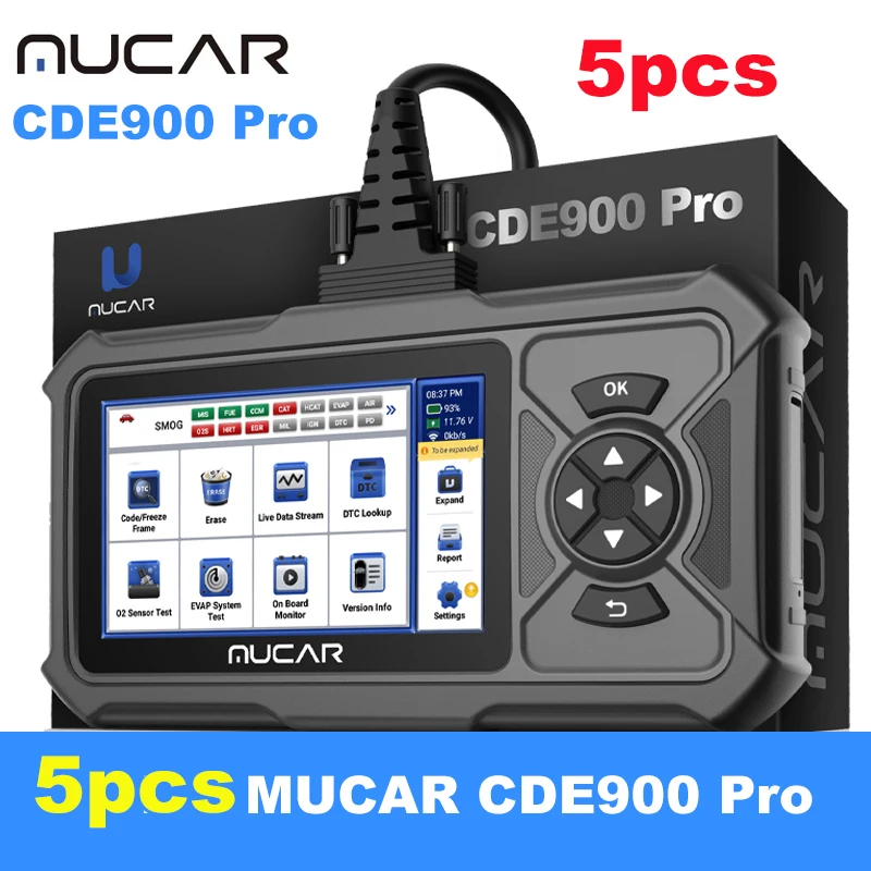 

VIP 5pcs MUCAR DE900/MUCAR cde900 Pro THINKSCAN Plus S7 S6 S4 MUCRA VO6/MUCAR VO7S/MUCAR VO7 OBD2 Diagnostic Tool Auto Scanner