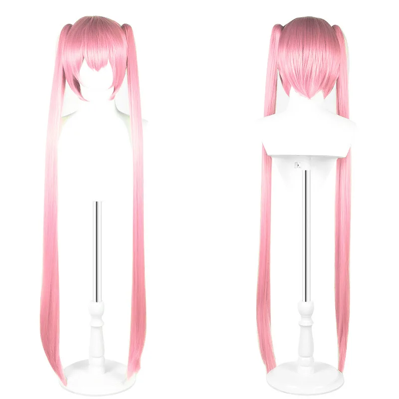 Hatsune Miku Cosplay perruque Anime longue perruque bleue pour les femmes Cosplay accessoires dessin animé carnaval fête résistant à la chaleur perruques de cheveux synthétiques